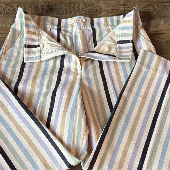 Tory Burch Wide leg crop military canvas pants 🤩 - Picture 7 of 16